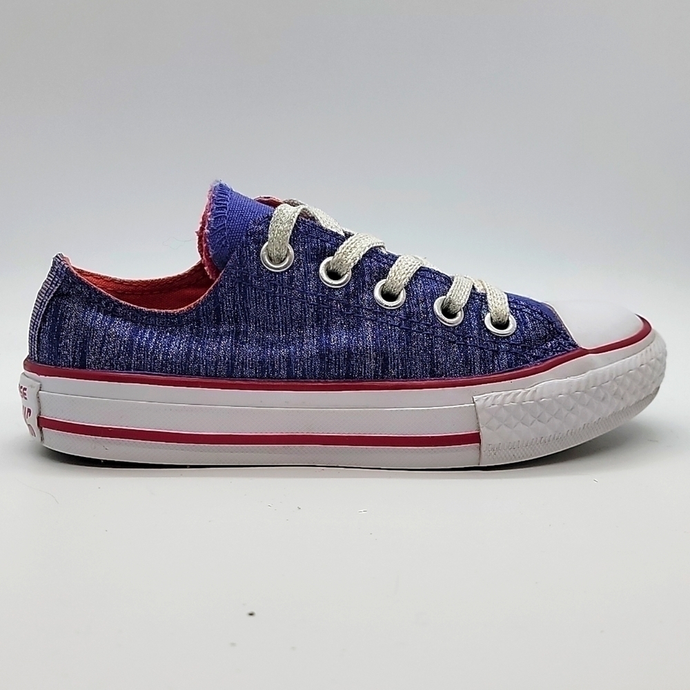 Girls Converse Glitter/Canvas low tops